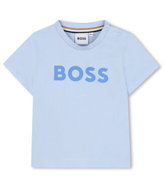 Boss Boss T-Shirt met korte mouwen licht blauw  - J52105