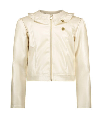 Le Chic Le Chic Pearled Ivory Leren Jas - 5120