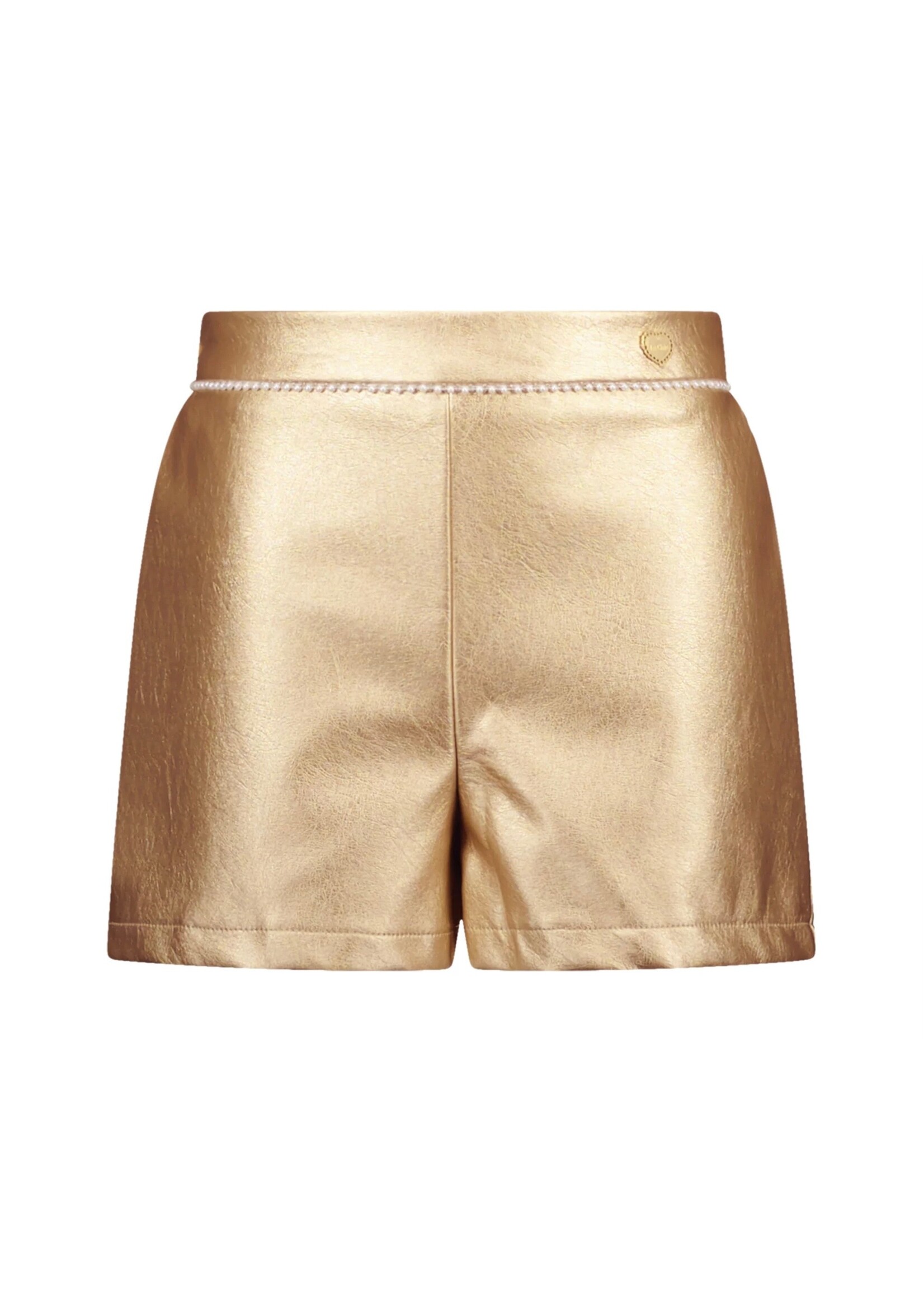 Le Chic Le Chic Gold Rush Leren Shorts - 5660