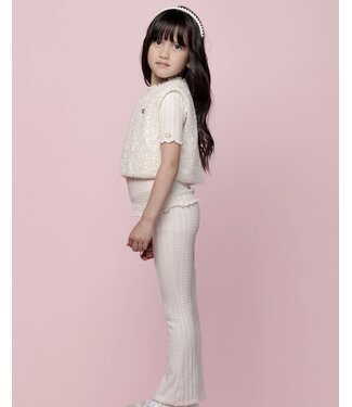 Le Chic Le Chic Dreamy Creamy Gehaakte Flare Leggings - 5525