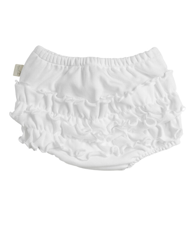 Baby Gi Katoenen Broekje Wit - BG4