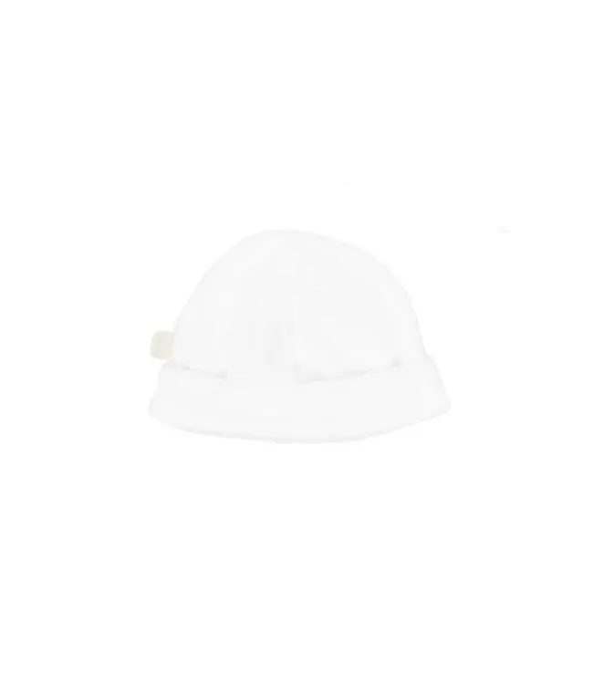 Baby Gi Katoenen Omslag Muts Wit - BG252M