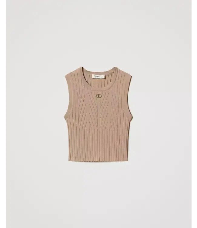 Twinset Ribbed Tanktop - 3404