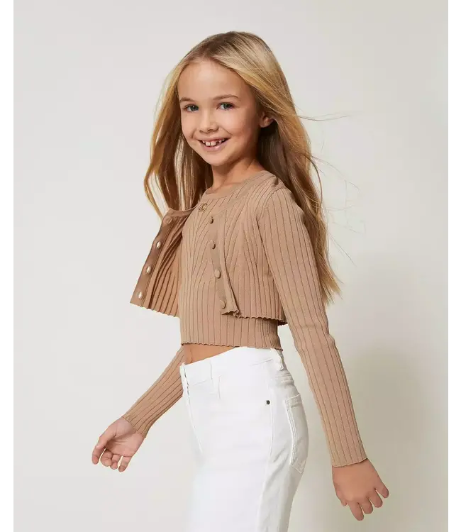 Twinset Ribbed Vest - 3405