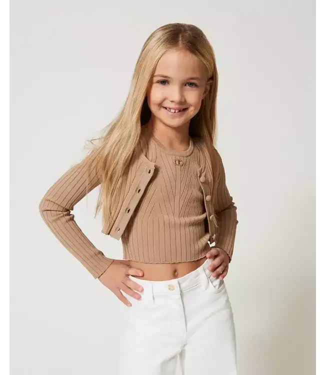 Twinset Ribbed Vest - 3405