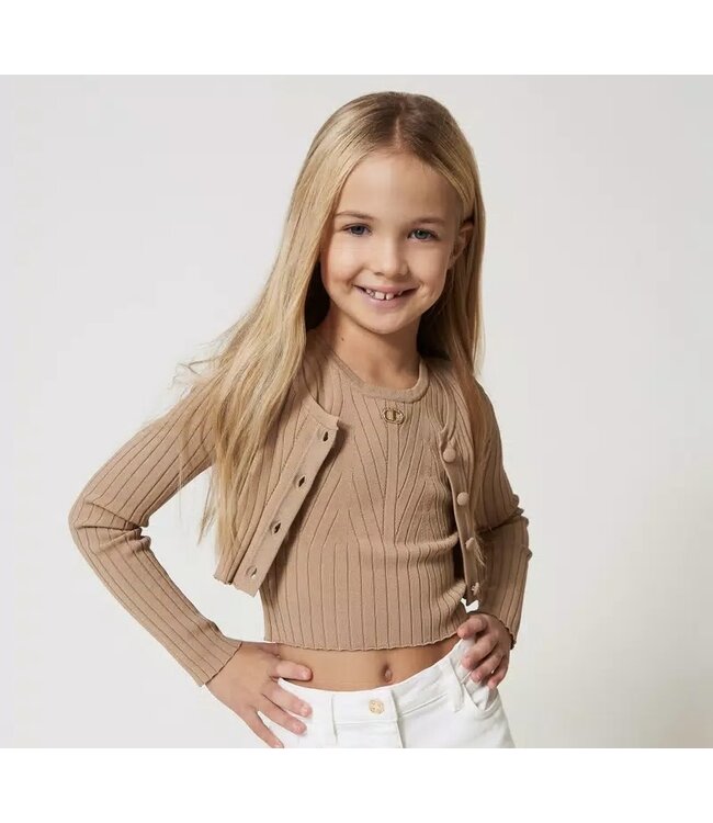 Twinset Ribbed Vest - 3405