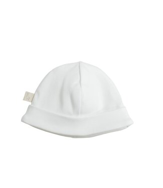 Baby Gi Baby Gi Katoenen Omslag Muts Wit - BG252M