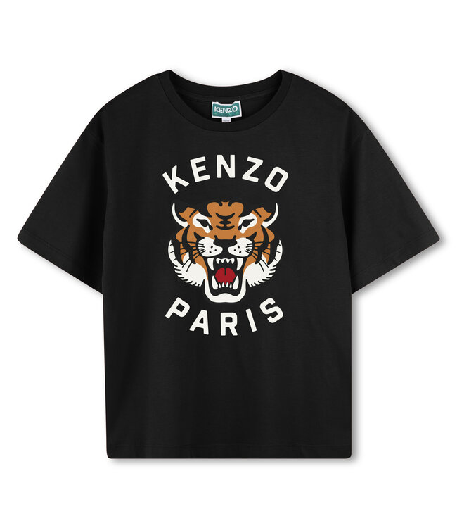 Kenzo Kids T-shirt met Korte mouwen Zwart - K61137