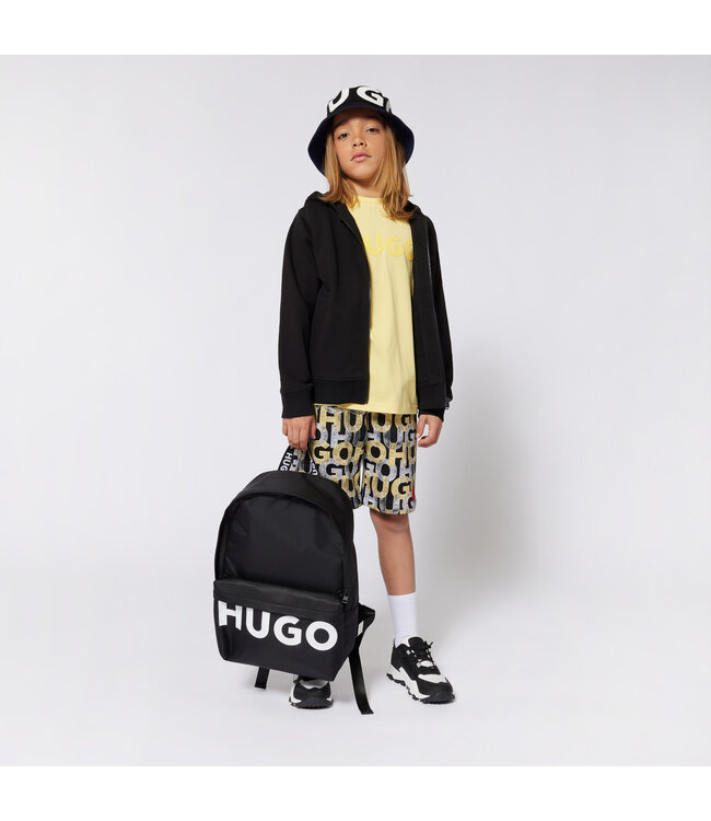 Hugo Vest met Capuchon Zwart - G00355