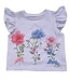 Daga T-shirt met Gepofte Mouw Flowers - 10151