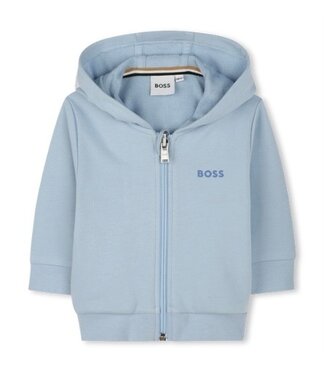 Boss Boss Vest met Capuchon Licht Blauw - J52095