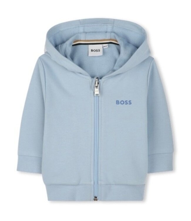 Boss Vest met Capuchon Licht Blauw - J52095