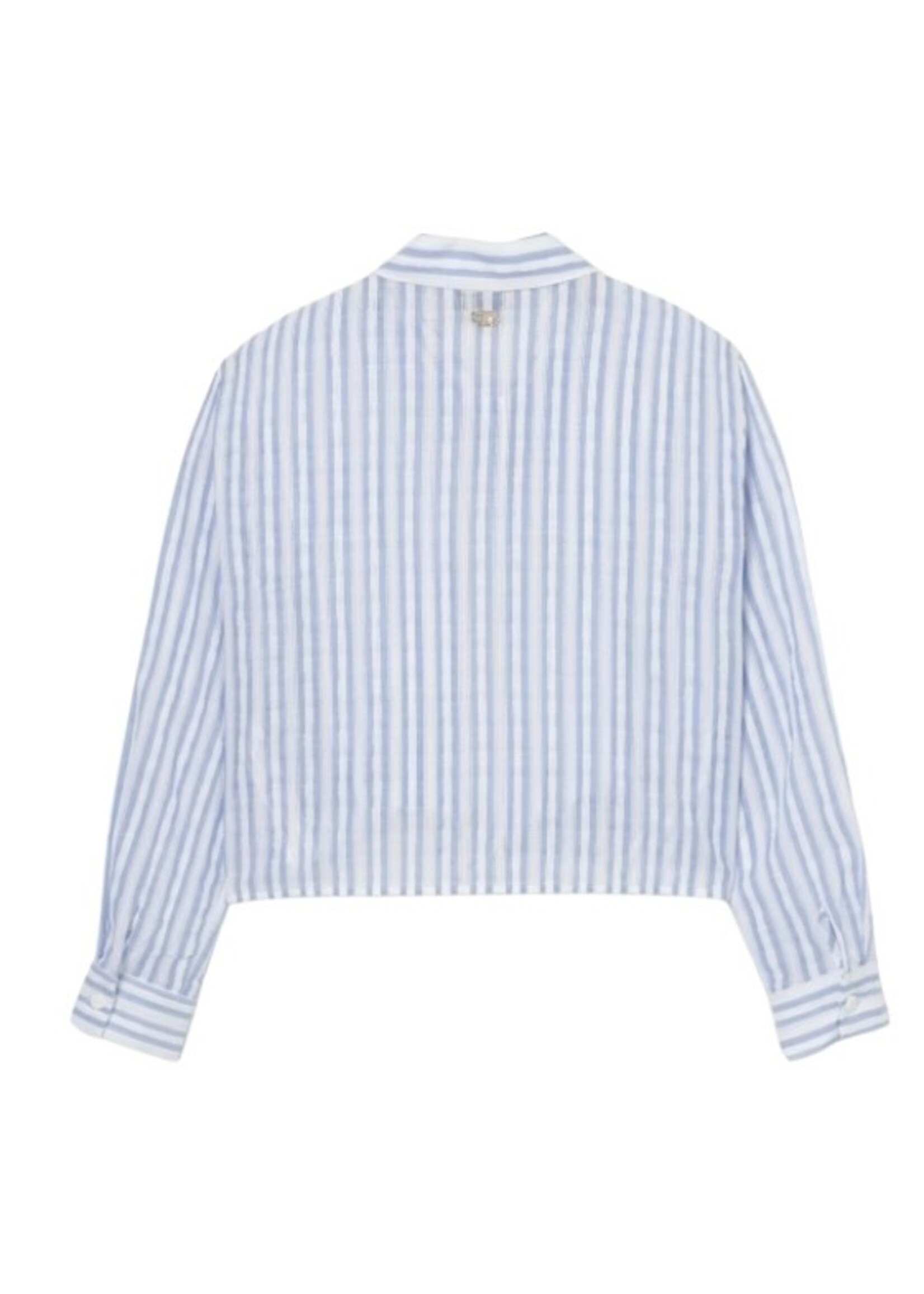 TWINSET Twinset Gestreepte Blouse met Gehaakte Zak - 2472