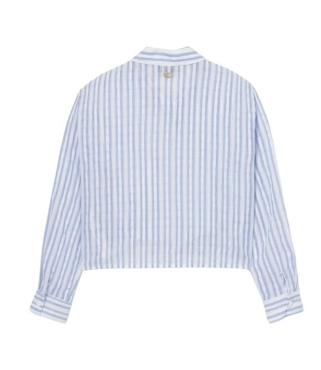 Twinset Gestreepte Blouse met Gehaakte Zak - 2472