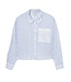Twinset Gestreepte Blouse met Gehaakte Zak - 2472