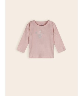 Petite Maison Petite Maison Ribbed T-shirt met Lange Mouwen - 7404