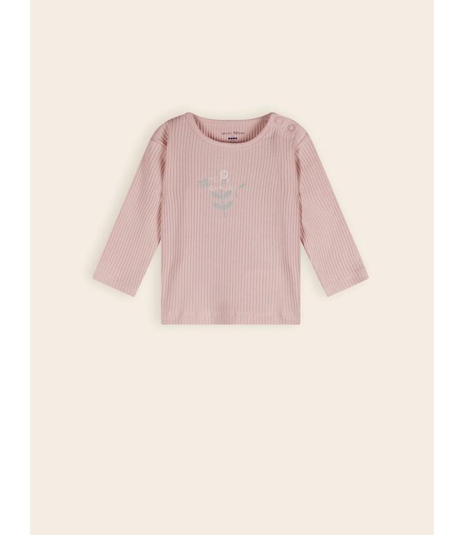 Petite Maison Ribbed T-shirt met Lange Mouwen - 7404