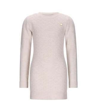 Le Chic Le Chic Winter White knitted jurk - 5815