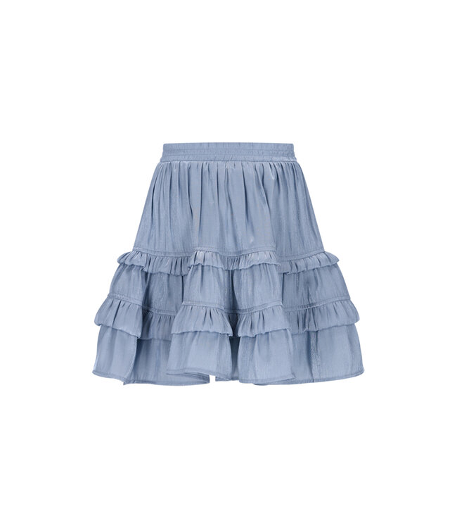 Le Chic Blue Silke Ruffle Rok - 5700