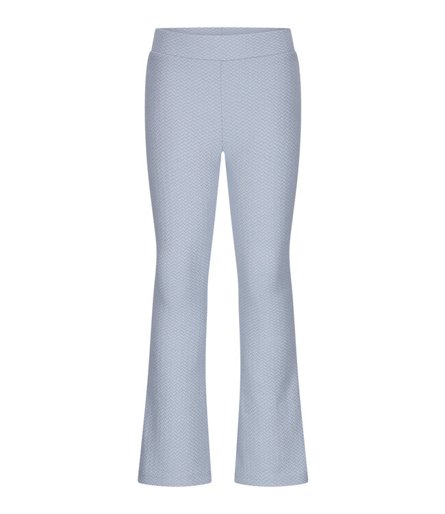 Le Chic Blue Flarred Legging - 5526