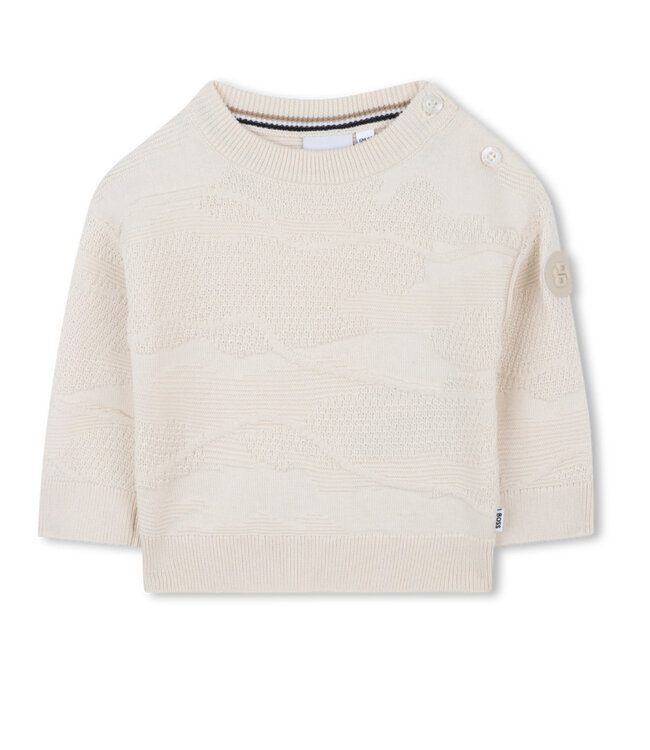 BOSS Trui met Ronde Hals  - J52460