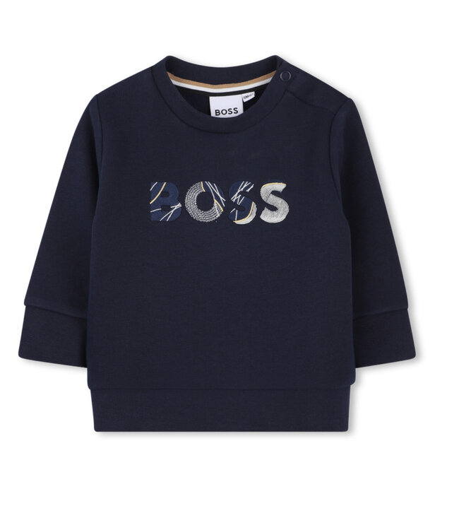 BOSS Trui met Ronde Hals - J52457