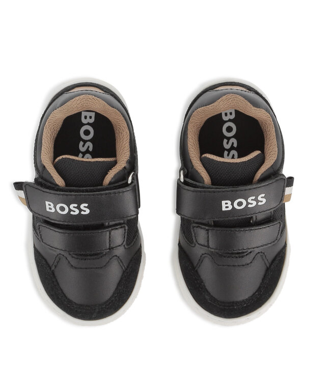 BOSS Sneakers met Klittenband - J52577