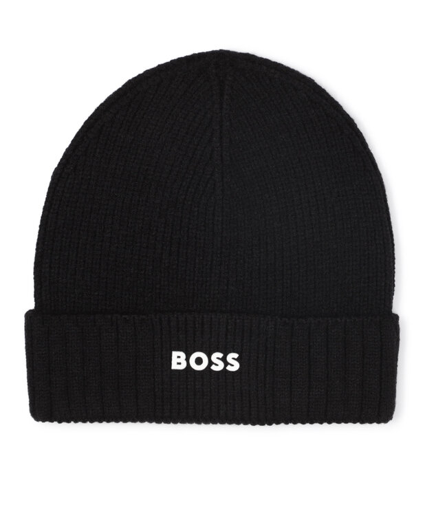 BOSS Gebreide Muts met Logo - J52616