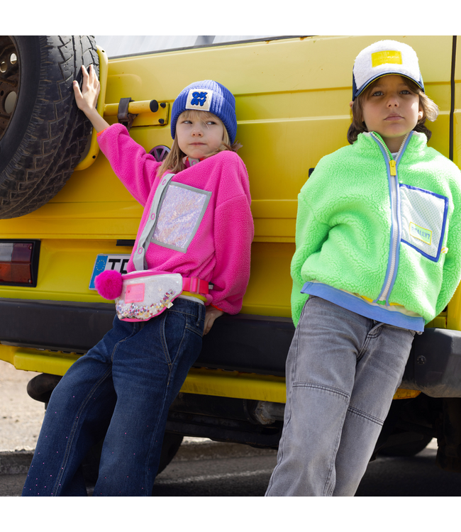 Billieblush Vest van Pluche Stof - U21633