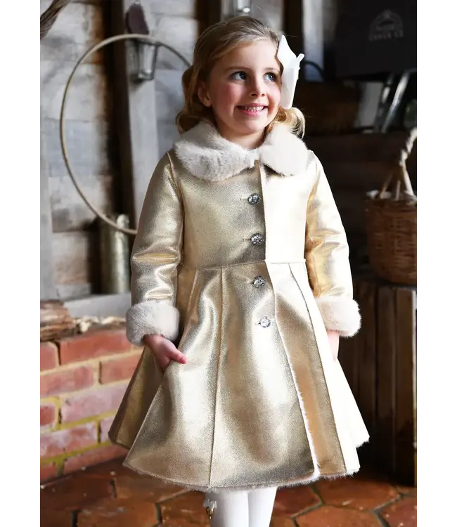 Angel’s Face Dazzle Metallic Lange Jas