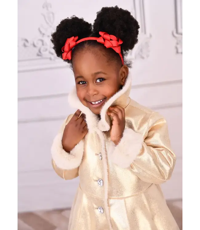 Angel’s Face Dazzle Metallic Lange Jas