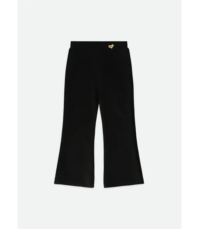 Angel’s Face Tux Velvet Flare Leggings