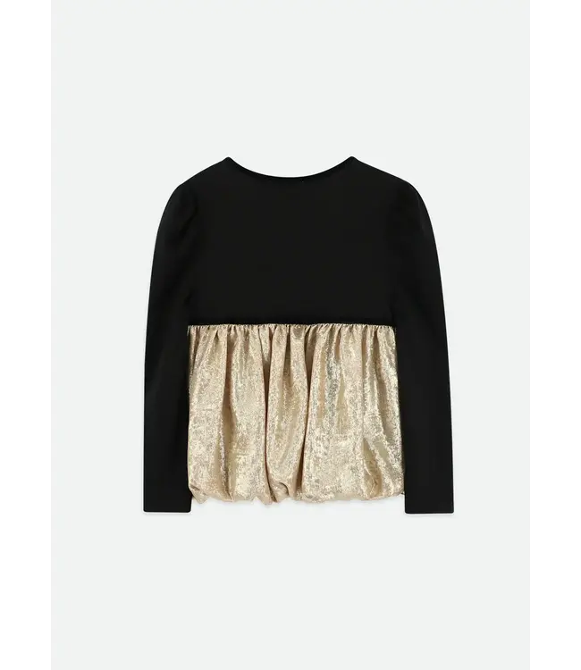 Angel’s Face Saskia Metallic Ballon Top