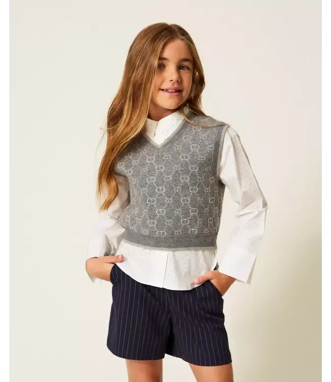 Twinset Mouwloze Trui - 3023