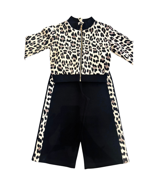 Twinset Joggingset met Luipaardprint - 2111