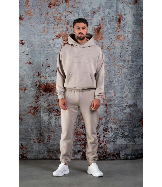 Essentials Cou7ure Basic Curve Tracksuit - Dark Beige