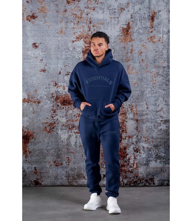 Essentials Cou7ure Basic Curve Tracksuit - Navy Blue