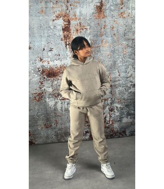 Essentials Essentials Cou7ure Kids Basic Curve Tracksuit - Dark Beige