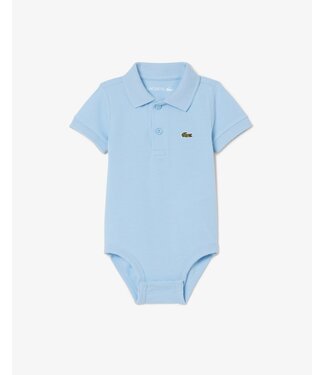 Lacoste Lacoste Piqué Baby Romper Blauw