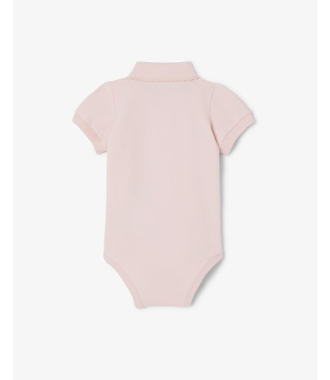 Lacoste Piqué Baby Romper Roze