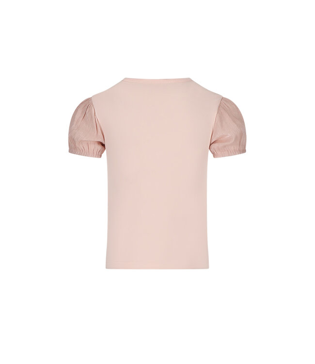 Le Chic T-shirt met Tule Mouwen Pink - 5400