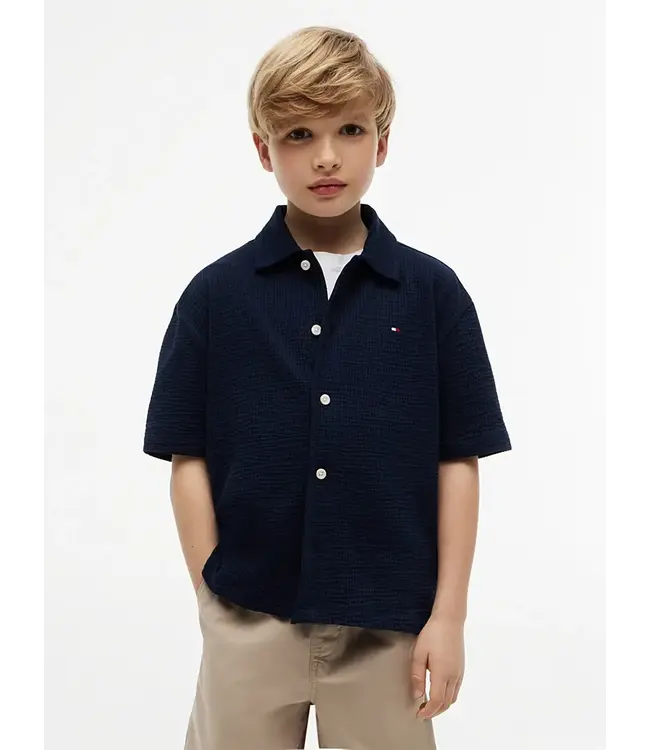 TOMMY HILFIGER Jersey seersucker