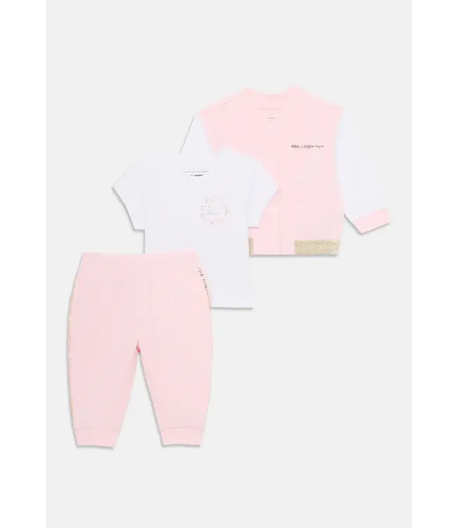Textile kit pink & white