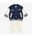 KENZO KIDS Boys Navy Blue & Ivory Cotton Jersey Jacket & Trouser Set