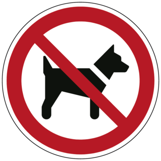 Dieren verboden