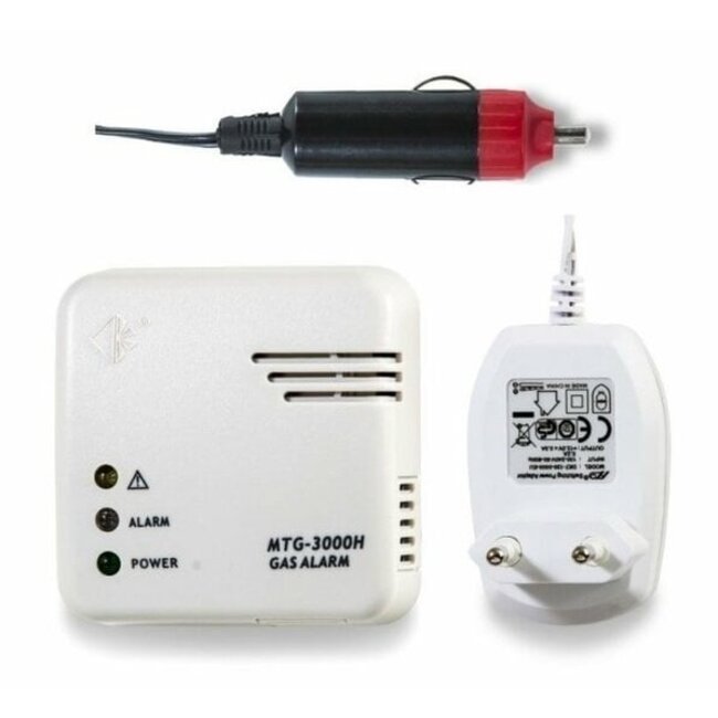 Fito Fito 12V gasmelder incl. adapter en aanstekerplug