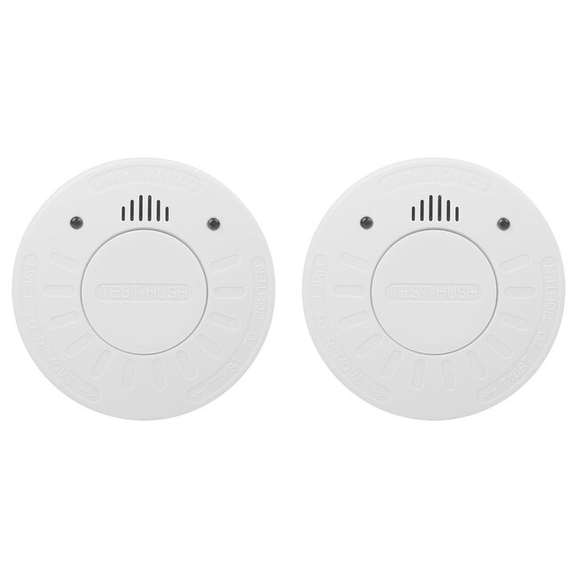 Smartwares 2-pack rookmelder RM520  met bevestigingskits
