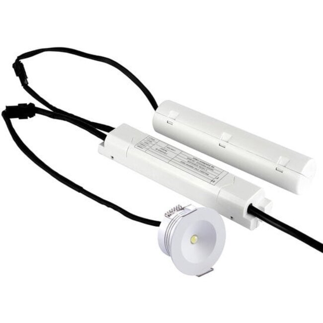 Normlights Anti paniek inbouw noodverlichtingsspotje