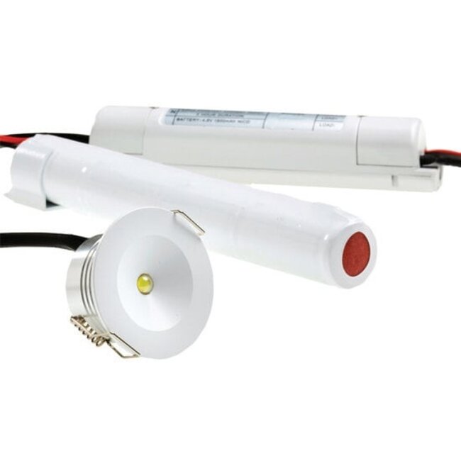 Normlights Anti paniek inbouw noodverlichtingsspotje