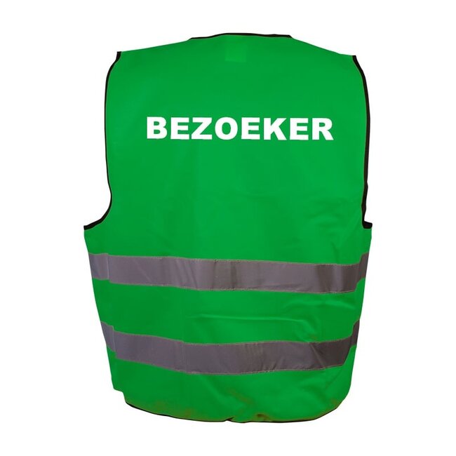 Bezoeker hesje groen